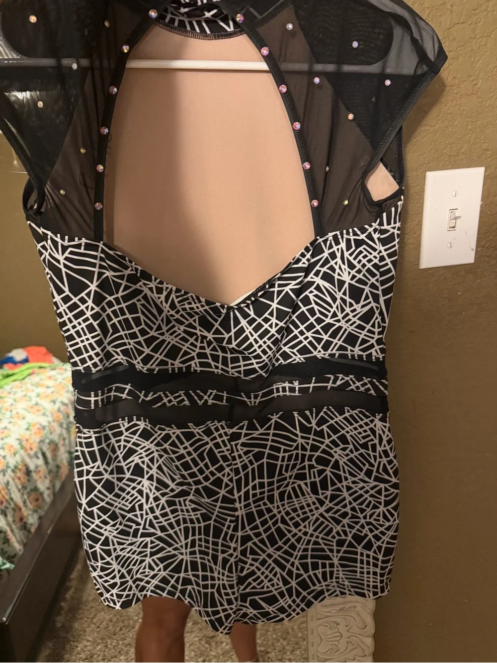 Weissman Black & white dance costume